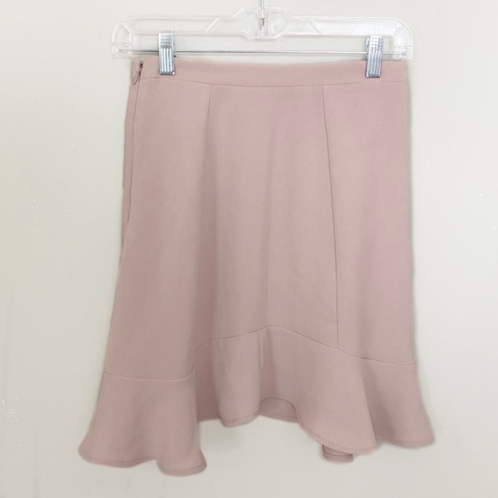 J.CREW Dusty Rose Pink Ruffle skirt